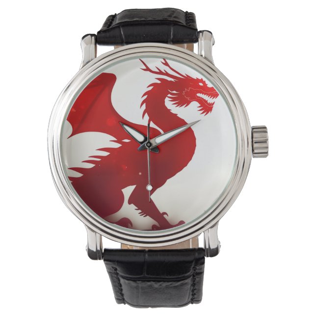 Reloj De Pulsera Furia del Dragón Carmesí (Anverso)