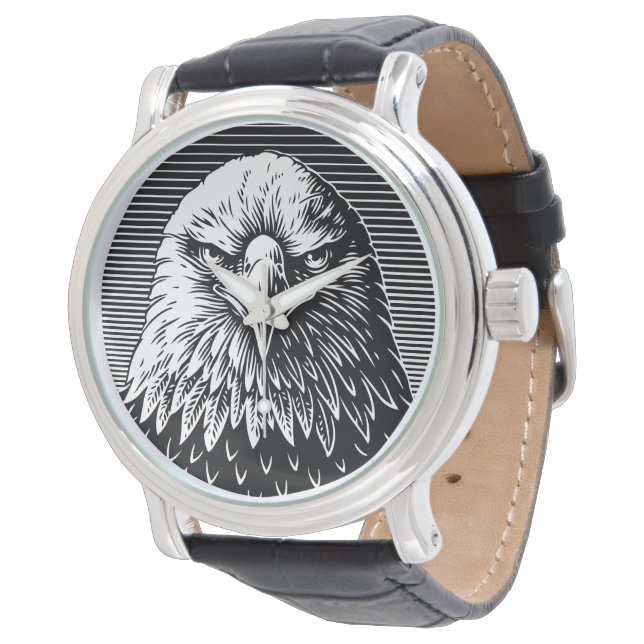 Reloj De Pulsera Furia Feroz: La Poderosa Mirada de un Águila (Angular)