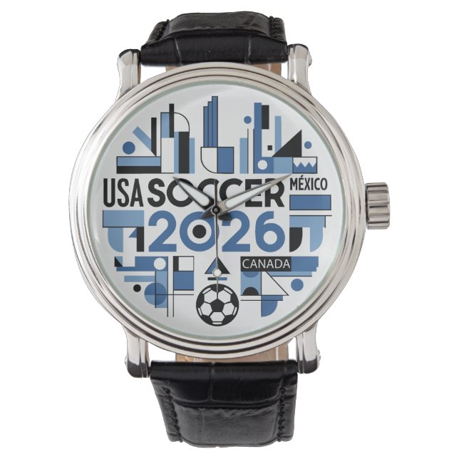 Reloj De Pulsera Fútbol 2026 Estados Unidos, Canadá, México (Anverso)