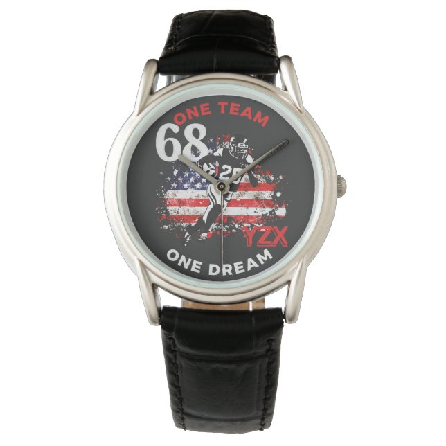 Reloj De Pulsera Fútbol americano, un equipo un sueño (Anverso)