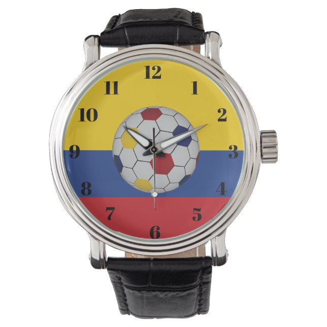 Reloj De Pulsera Fútbol Colombiano (Anverso)