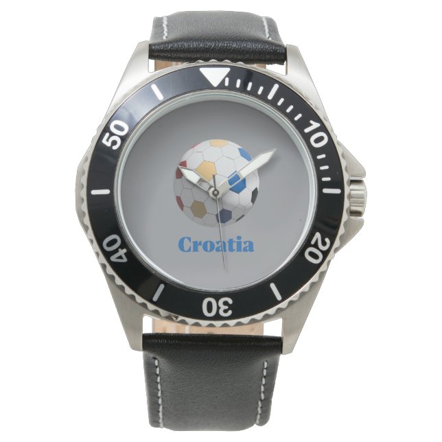 Reloj De Pulsera Fútbol Croacia (Anverso)