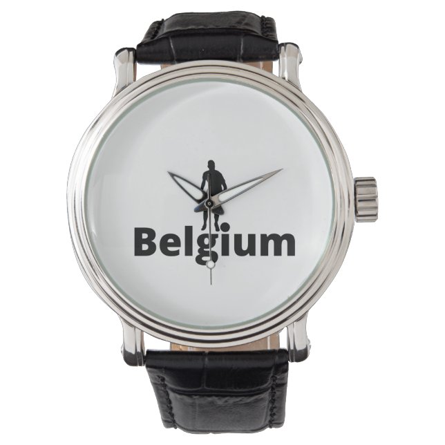 Reloj De Pulsera Fútbol de Bélgica (Anverso)