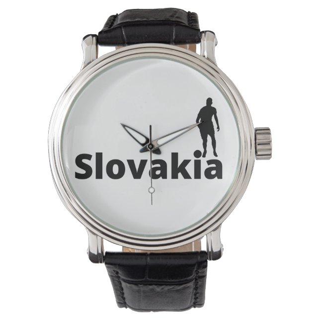 Reloj De Pulsera Fútbol de Eslovaquia (Anverso)