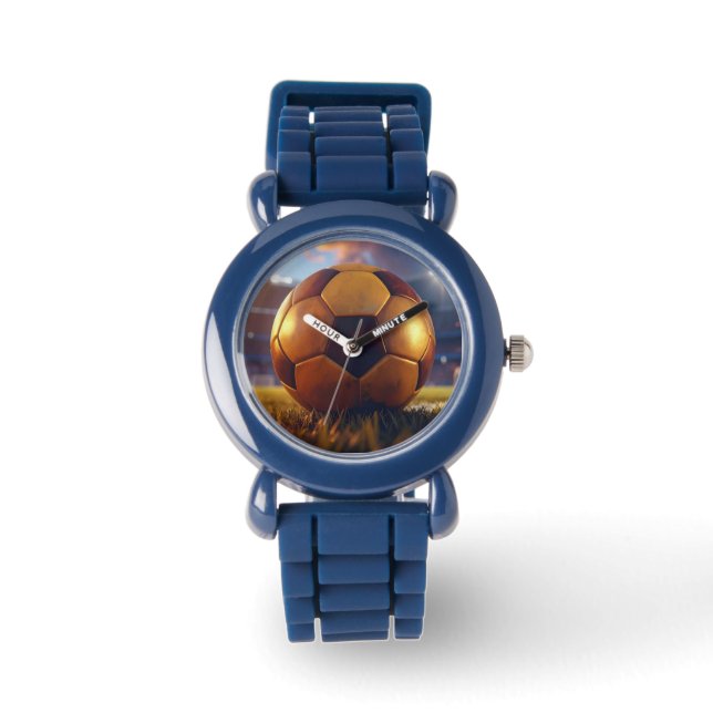 Reloj De Pulsera Fútbol de fútbol - Bola de oro (Anverso)