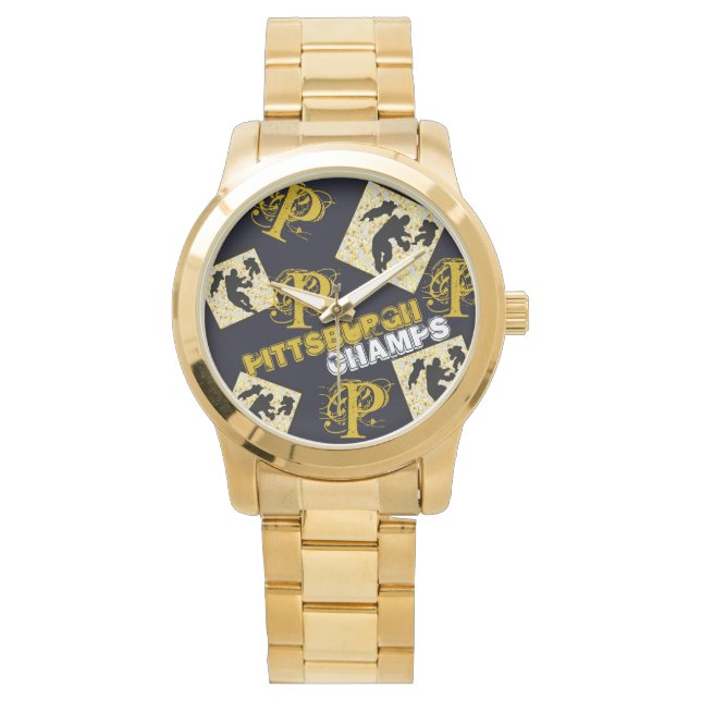 RELOJ DE PULSERA FÚTBOL DE PITTSBURGH (Anverso)