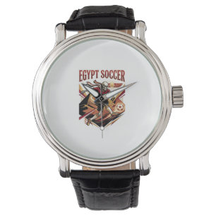 Reloj De Pulsera Fútbol Egipcio Esqueleto Delantero Naciones Deport