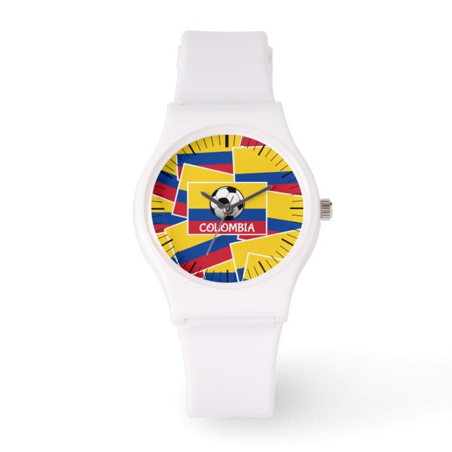 Reloj De Pulsera Fútbol en Colombia (Anverso)