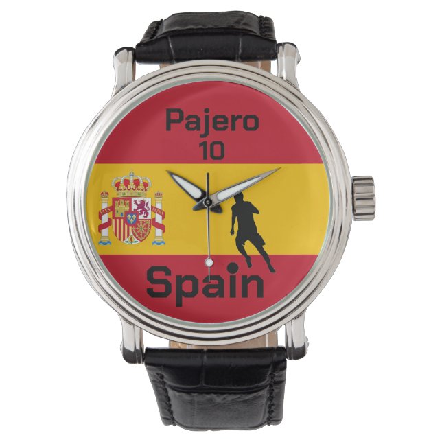 Reloj De Pulsera Fútbol en España, personalizable (Anverso)