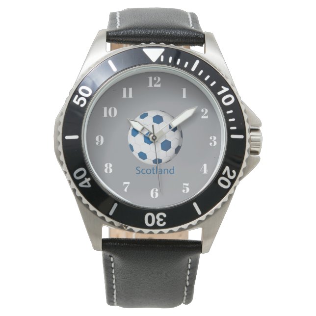 Reloj De Pulsera Fútbol Escocia (Anverso)