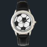 Reloj De Pulsera Fútbol o fútbol<br><div class="desc">Un fútbol, un fútbol, un fútbol o una asociación de fútbol es el balón que se usa en el deporte de la asociación de fútbol. El nombre de la pelota varía según si el deporte se llama "fútbol", "fútbol" o "fútbol asociado". La forma esférica de la pelota, así como su...</div>