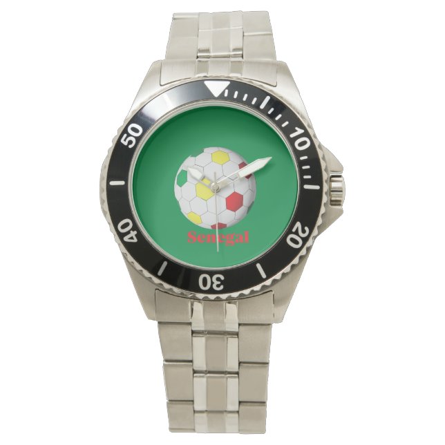 Reloj De Pulsera Fútbol Senegalés (Anverso)