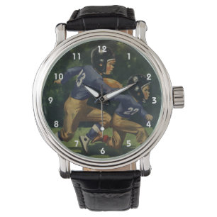Reloj De Pulsera Fútbol vintage, niños, niños jugando deportes