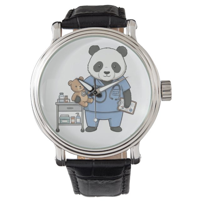 Reloj De Pulsera Future RN Panda: Adorable Medical Student  (Anverso)