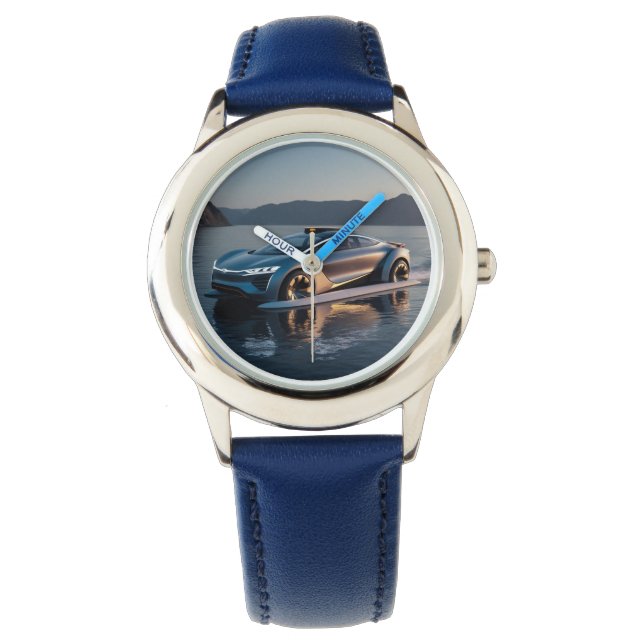 Reloj De Pulsera Futuristic Car (Anverso)