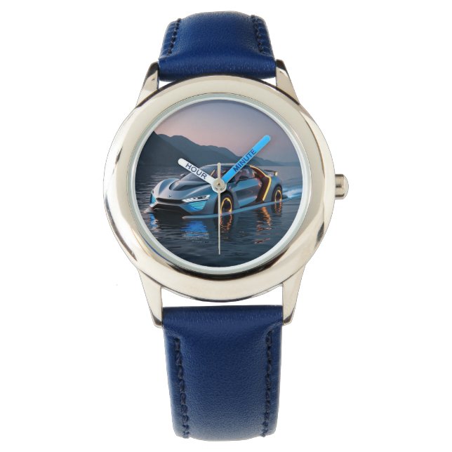 Reloj De Pulsera Futuristic Car (Anverso)