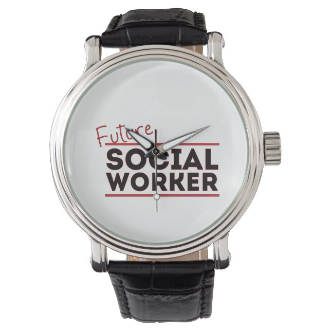 Reloj De Pulsera Futuro trabajador social (Anverso)