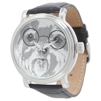 Reloj De Pulsera Gafas de perro de Shih Tzu