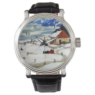 Reloj De Pulsera Gagnon - El Sleigh Rojo