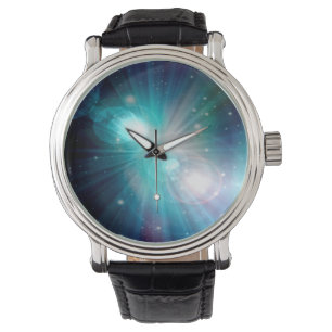 Reloj De Pulsera Galaxia azul