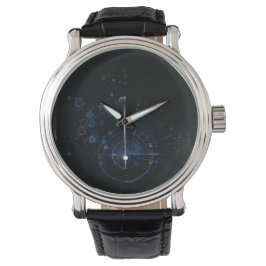 Reloj De Pulsera Galaxia azul negra