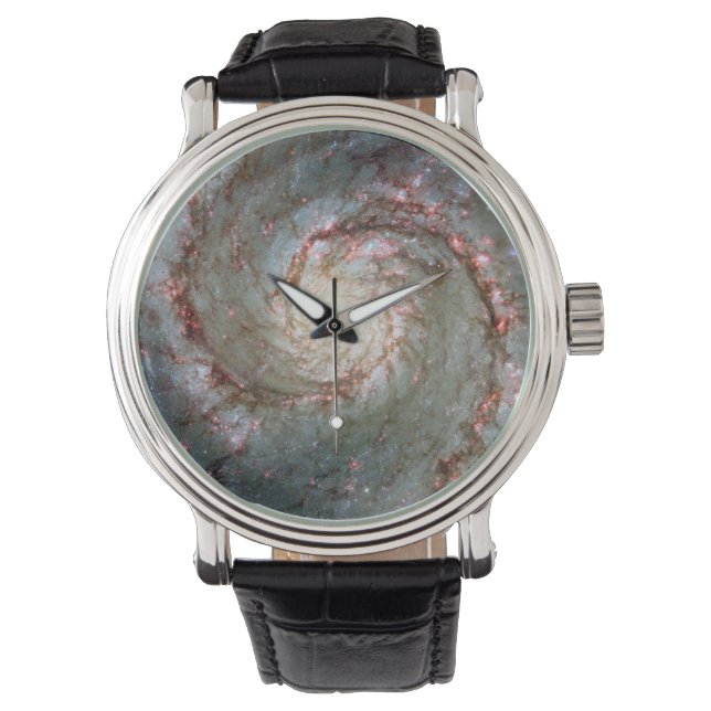 Reloj De Pulsera Galaxia con remolinos (Anverso)
