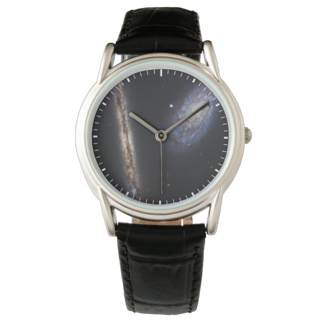 Reloj De Pulsera Galaxia Edge-On Ngc 4302 y Galaxia inclinada Ngc 4 (Anverso)