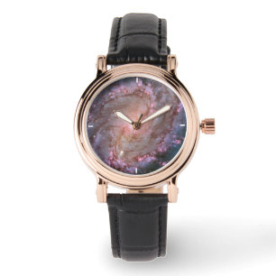 Reloj De Pulsera Galaxia Espiral Barrada Messier 83.