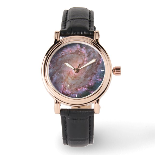 Reloj De Pulsera Galaxia Espiral Barrada Messier 83. (Anverso)