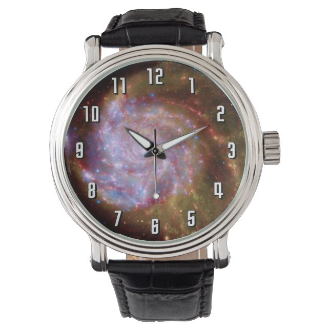 Reloj De Pulsera Galaxia espiral Messier 101 - Foto del telescopio  (Anverso)