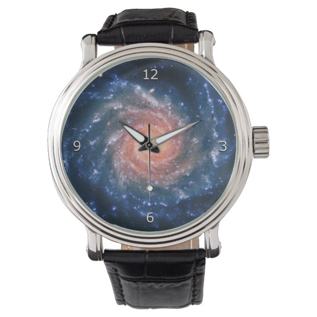 Reloj De Pulsera Galaxia espiral NGC 1232, fotografía espacial astr (Anverso)