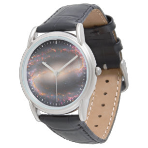 Reloj De Pulsera Galaxia Espiral Ngc 1300.