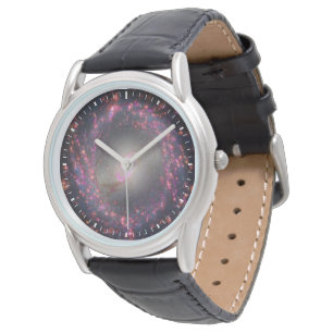 Reloj De Pulsera Galaxia Espiral Ngc 3351.