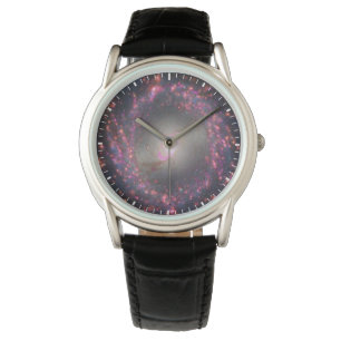 Reloj De Pulsera Galaxia Espiral Ngc 3351.