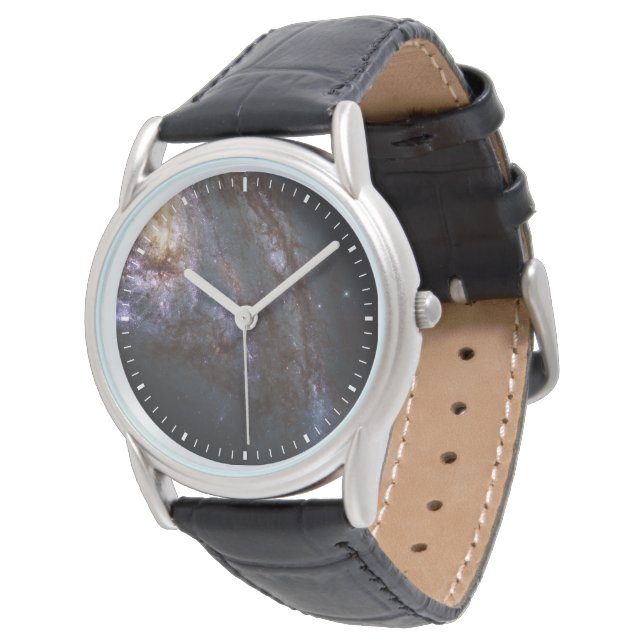 Reloj De Pulsera Galaxia Espiral Ngc 3627. (Angular)
