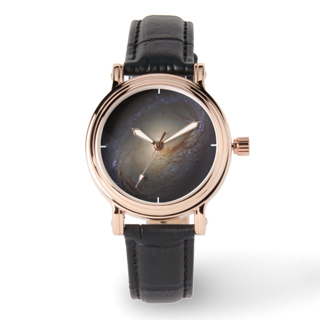 Reloj De Pulsera Galaxia Lenticular Barrada Ngc 3368 (Anverso)