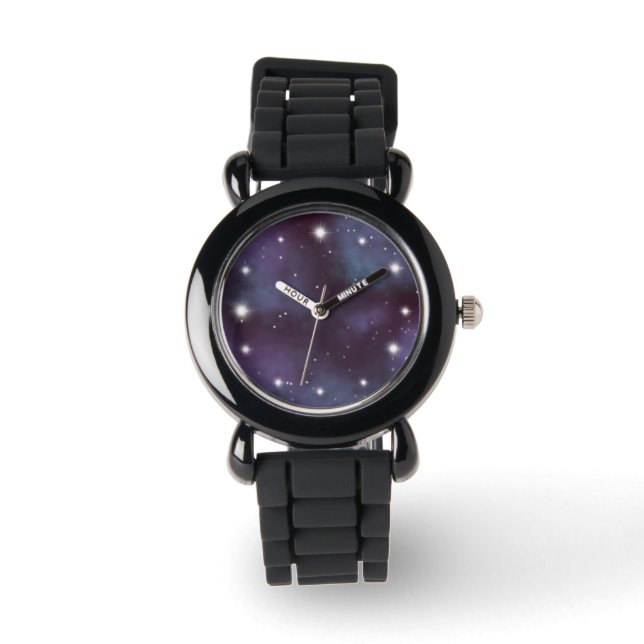 Reloj De Pulsera Galaxia Mystical Dusty Violet (Anverso)