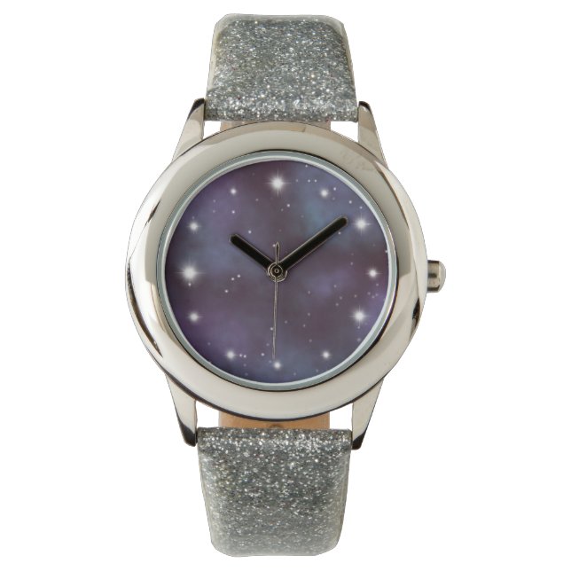 Reloj De Pulsera Galaxia Mystical Dusty Violet (Anverso)