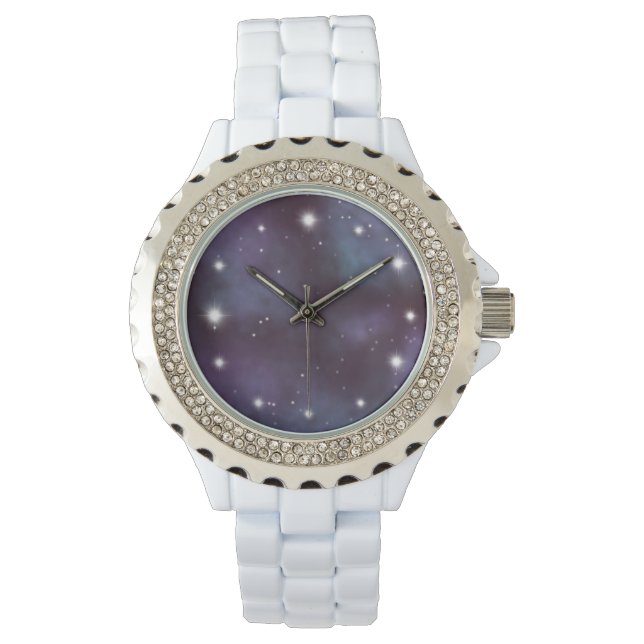Reloj De Pulsera Galaxia Mystical Dusty Violet (Anverso)