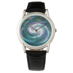 Reloj De Pulsera Galaxia pintada a mano