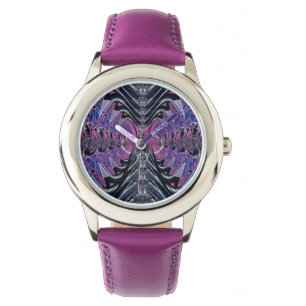 Reloj De Pulsera Galaxia Púrpura