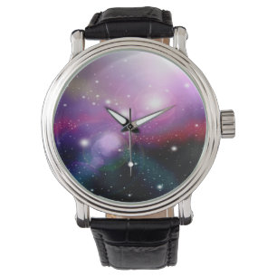 Reloj De Pulsera Galaxia púrpura