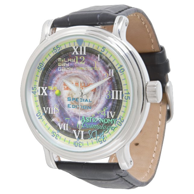 Reloj De Pulsera Galaxia Vía Láctea Cosmologer SCI-4 (Angular)