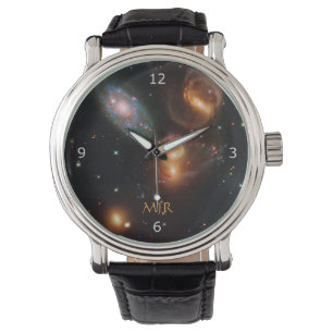 Reloj De Pulsera Galaxias estrella del espacio profundo Quintet