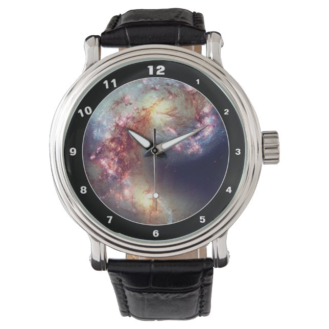 Reloj De Pulsera Galaxias Hubble & Antennae 2 - Espacio ultraterres (Anverso)