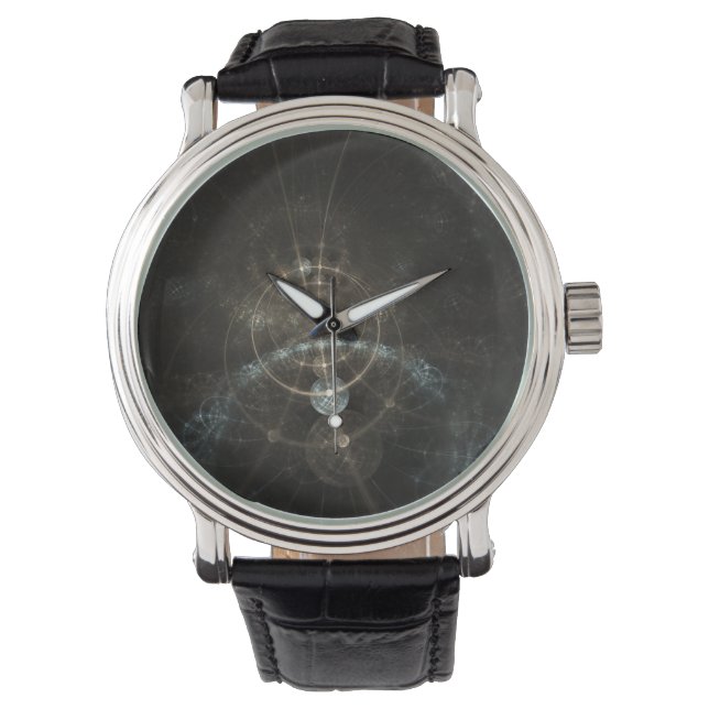 Reloj De Pulsera Galaxy Fractal (Anverso)