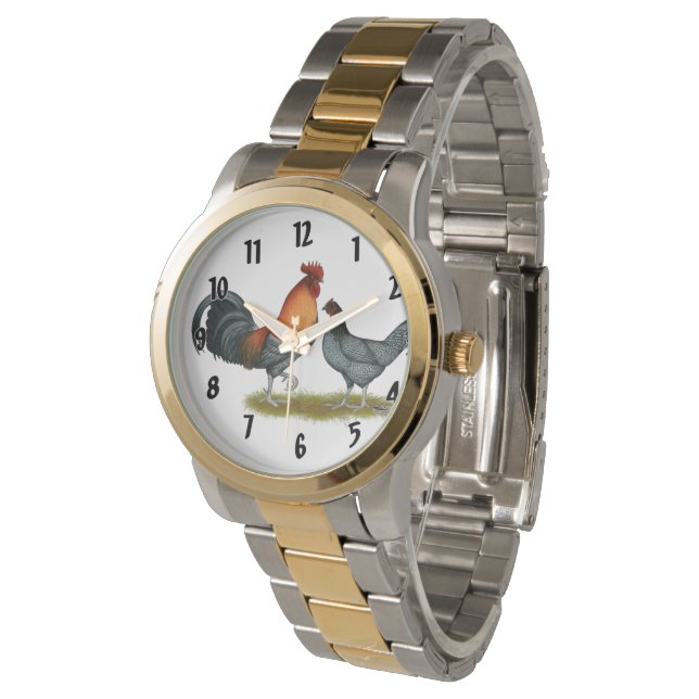 Reloj De Pulsera Gallina azul de Delaware (Angular)