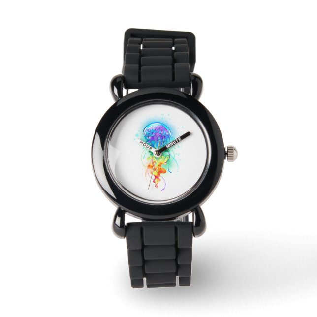 Reloj De Pulsera Gallito arcoiris (Anverso)