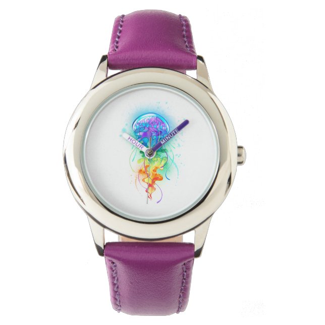 Reloj De Pulsera Gallito arcoiris (Anverso)