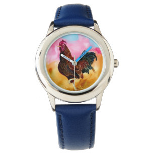 Reloj De Pulsera Gallo en el funcionamiento